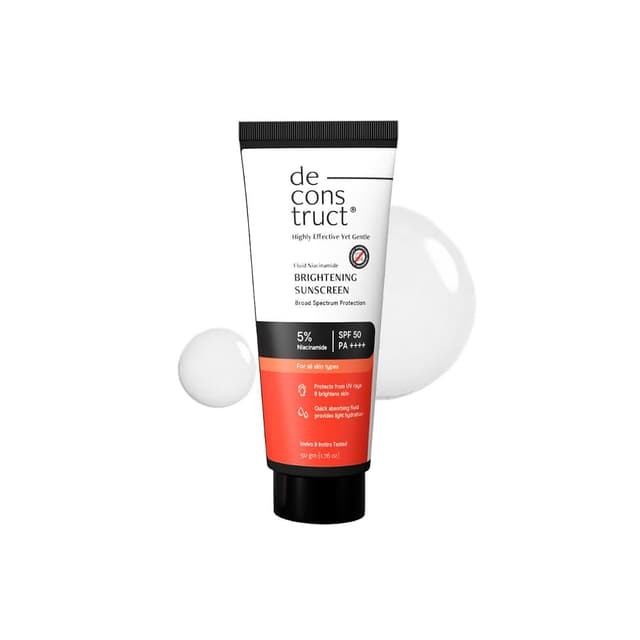 Deconstruct Fluid Brightening Sunscreen SPF 50 PA++++ with Niacinamide 5%