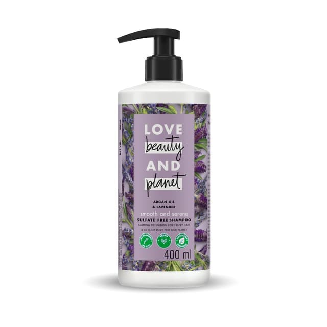 Love Beauty & Planet Argan Oil And Lavender Sulfate Free Smooth And Serene Shampoo