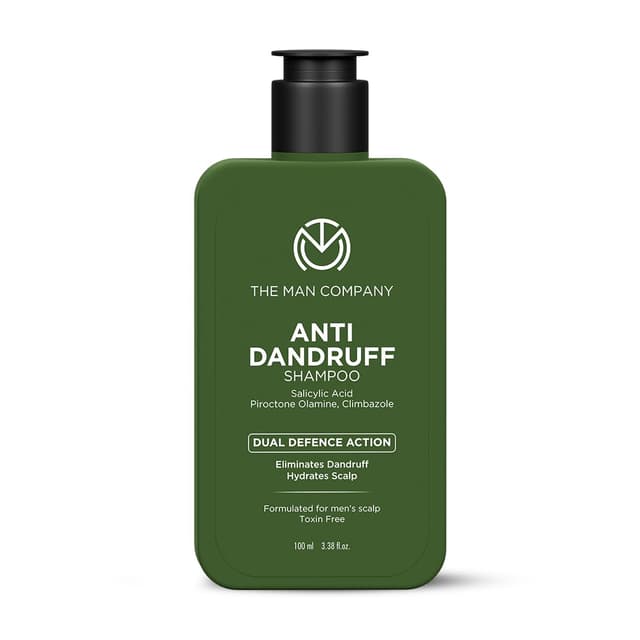 The Man Company Anti-Dandruff Shampoo for Men with 2% Salicylic Acid, Piroctone Olamine & Climbazole