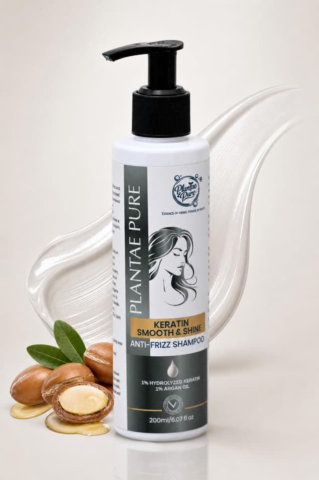 Plantae Pure Keratin Smooth & Shine Shampoo