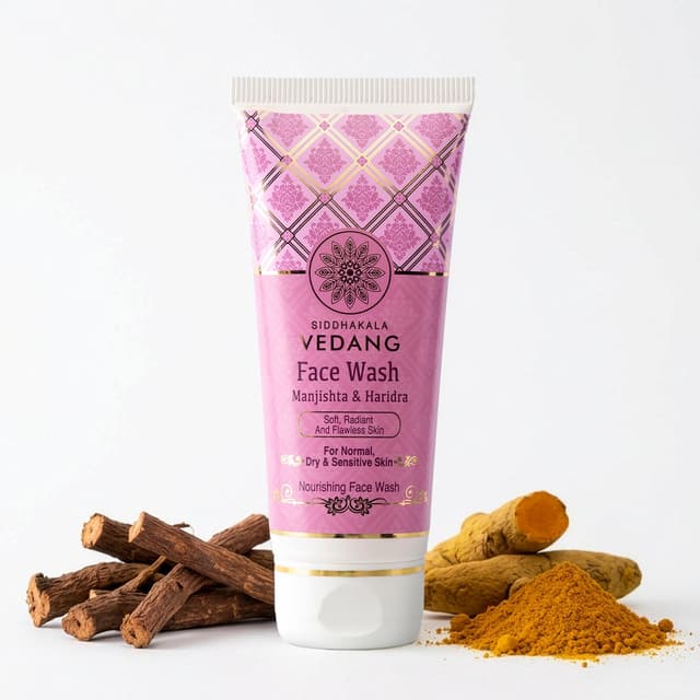 Ayurvedic Herbal (Manjishta & Haridra) Face Wash for Hydrated, Clear & Glowing Skin