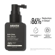 Arata Anti-Grey Hair Serum with MelanoGray & Vegan Keratin