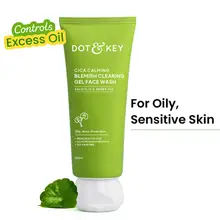 Cica Calming Blemish Clearing Gel Face Wash, Salicylic & Green Tea, Acne & Oil Control