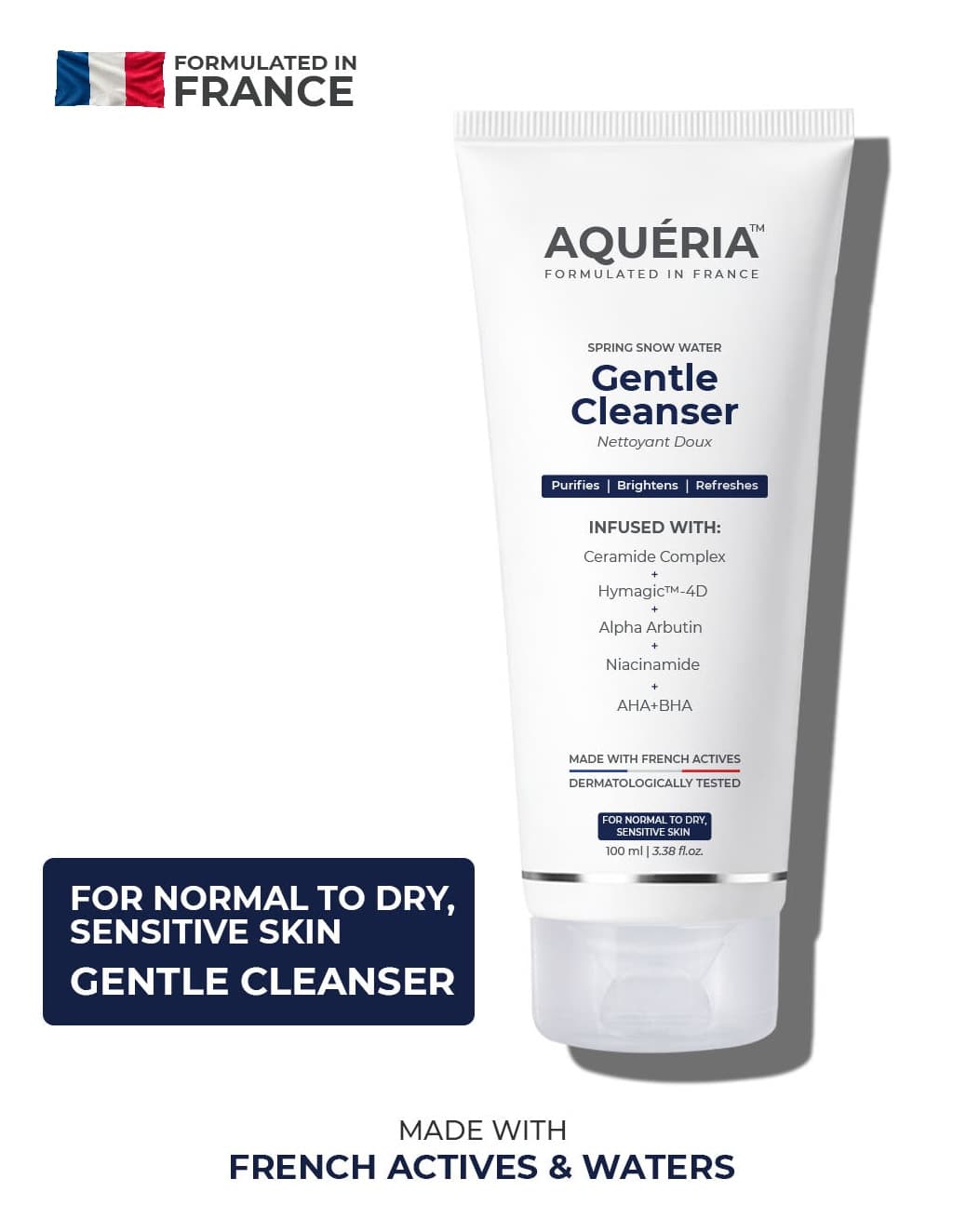 Aqueria Brightening & Hydrating French Face Wash Cleanser