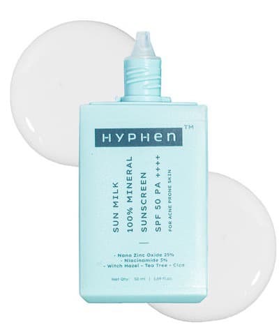 Hyphen Sun Milk 100% Mineral Sunscreen SPF 50 Pa++++