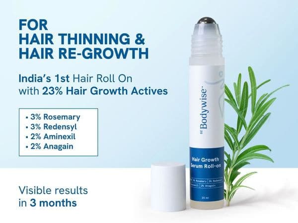 Be Bodywise Hair Growth Serum Roll-on