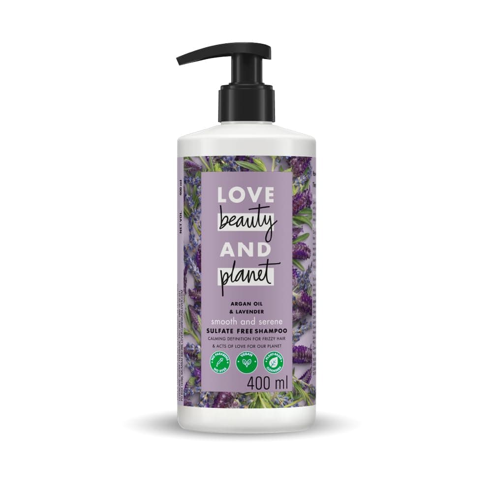 Love Beauty & Planet Argan Oil And Lavender Sulfate Free Smooth And Serene Shampoo