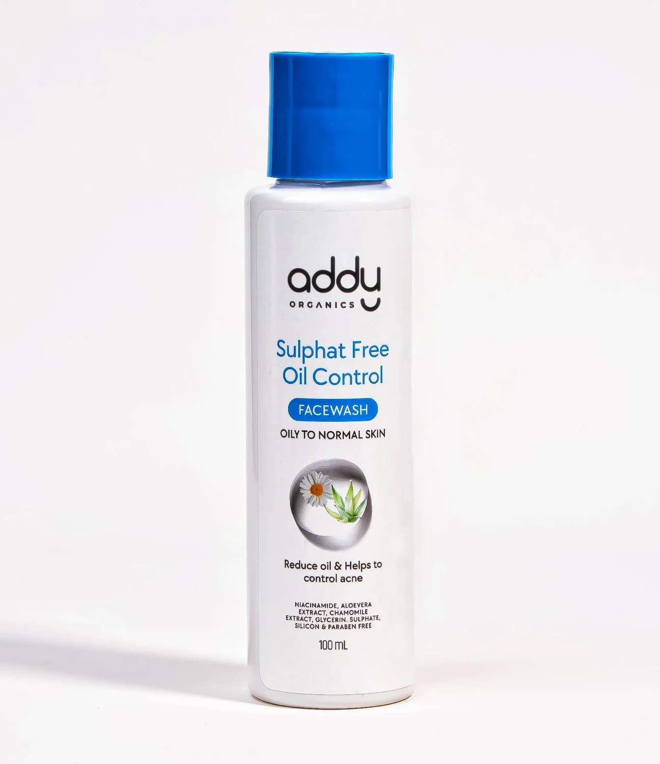 Addy Organics Sulphate Free Oil Clear Facewash for Oily & Acne Prone Skin| Deep Cleansing soap free facewash Face Wash