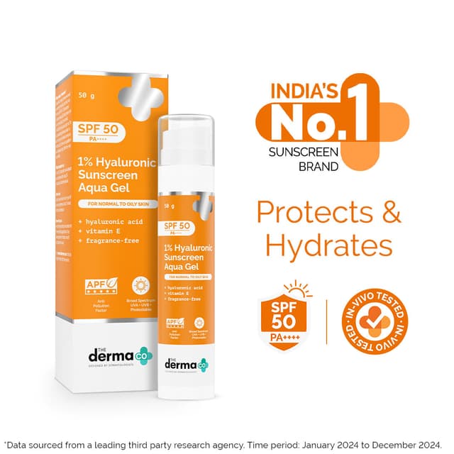 1% Hyaluronic Sunscreen Aqua Gel SPF 50 PA++++