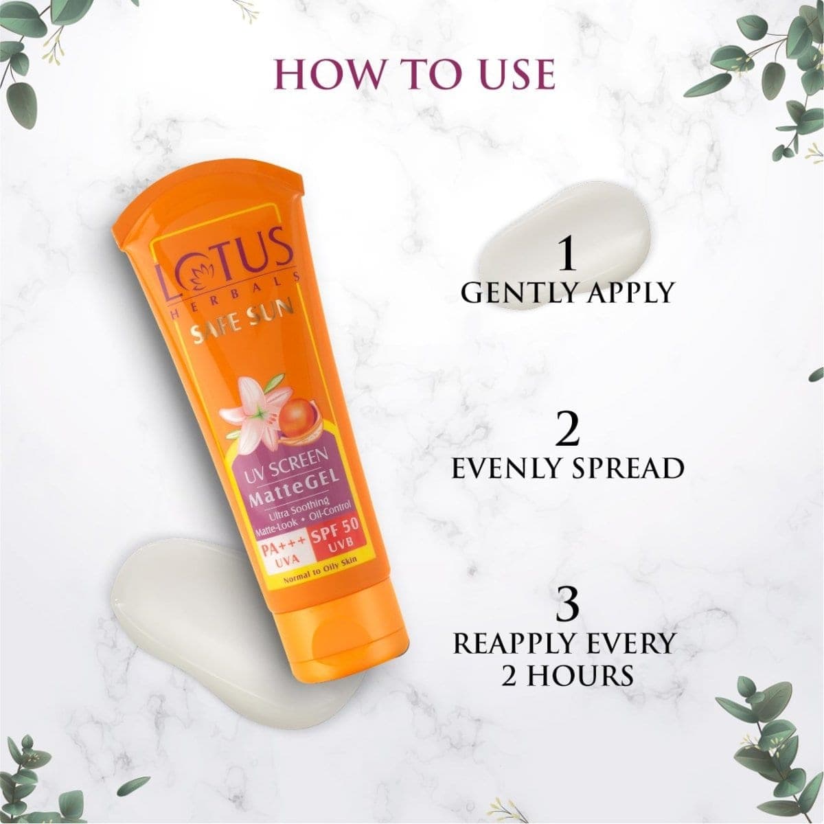 Safe Sun UV Screen Matte Gel SPF 50 PA+++
