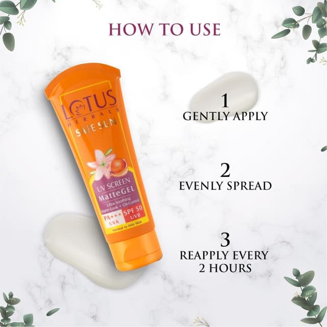 Safe Sun UV Screen Matte Gel SPF 50 PA+++
